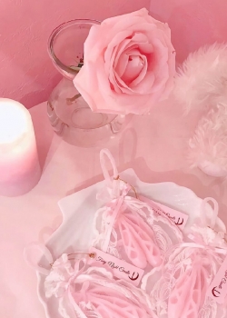粉色系唯美梦幻静物图片手机壁纸
