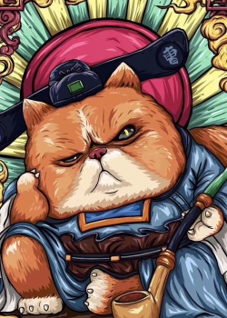 招财好运创意复古高清手机壁纸