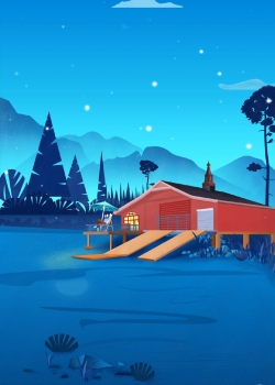 简约唯美插画手机壁纸