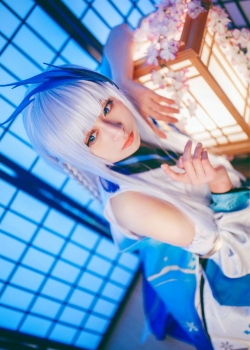 日本美女cosplay阴阳师雪女写真图片