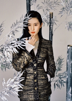 刘亦菲复古魅力杂志封面大片