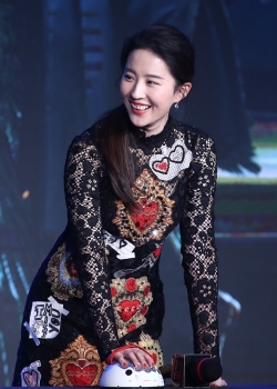 刘亦菲《二代妖精》发布会图片