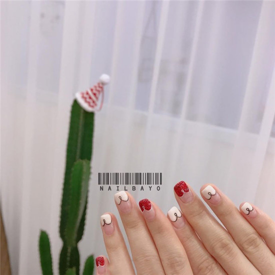 学生美甲图片大全 学生美甲图片简约