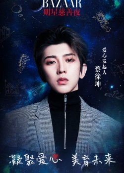 蔡徐坤BAZAAR明星慈善夜帅气图片