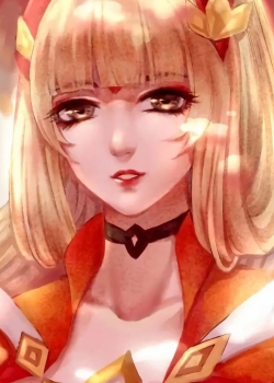 王者荣耀女英雄手绘插画高清手机壁纸