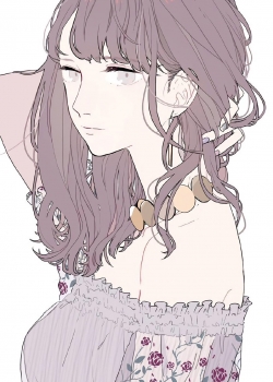 手绘美女唯美图片高清手机壁纸