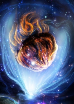 创意宇宙星球插画高清手机壁纸