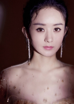 赵丽颖薄纱裙性感高清手机壁纸