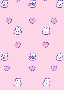 少女心软萌兔子高清手机壁纸