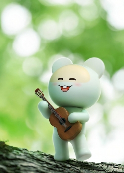 笨笨熊可爱卡通图片高清手机壁纸