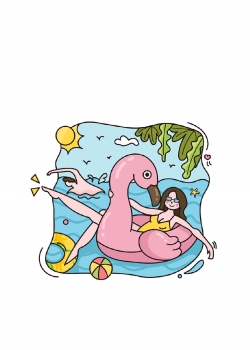 清新可爱趣味插画高清手机壁纸