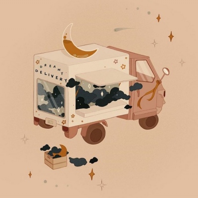 沐糖/简约可爱治愈系插画壁纸