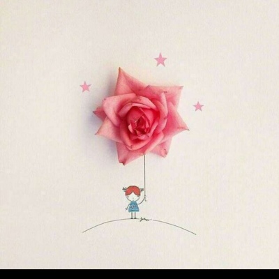 花朵小人  静物头像?哈哈