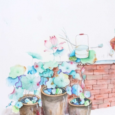 意境很美的～多肉