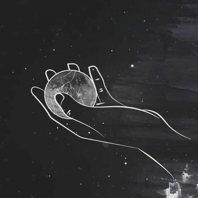 月亮今晚不营业 所以我来说         晚安 ​​​