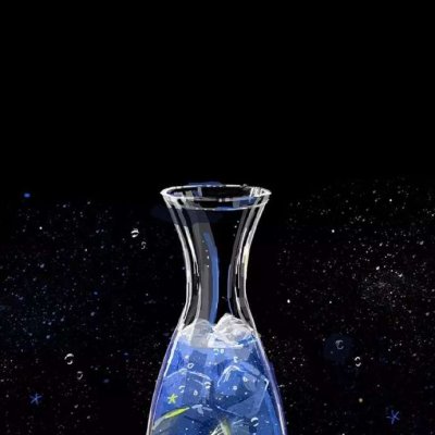 美丽的星空杯、星空水母和星球