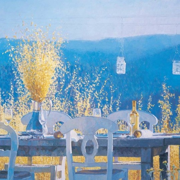 阿兴：唯美风景插画分享 小城故事 画师：Nicholas Verrall ​​​