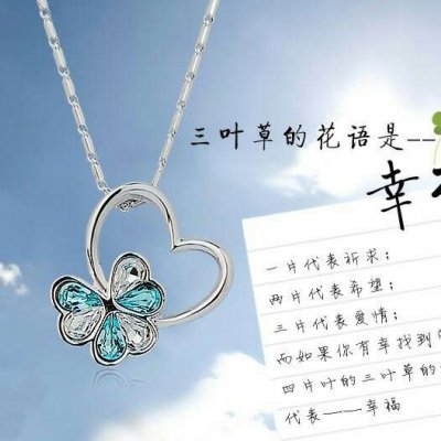 漓潼:静物风景图片/四叶草在未来唯美绽放