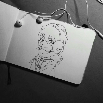 江奕/ins黑白背景图/要知道女孩子心情不好就会打句话。