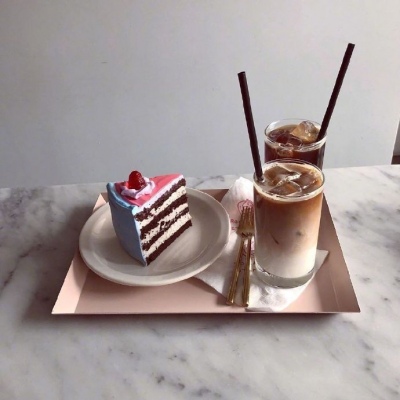 正月 蛋糕背景图 纯色系 小清新 文艺范