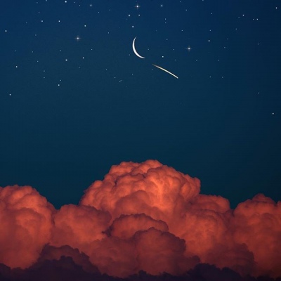 林弦：唯美ins天空背景图