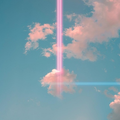 五彩祥云背景图