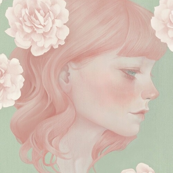 沈曦：唯美意境手绘女头 哪个作者我忘了是个台湾的没错了.