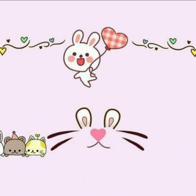 林知晚  简单可爱扣扣背景图