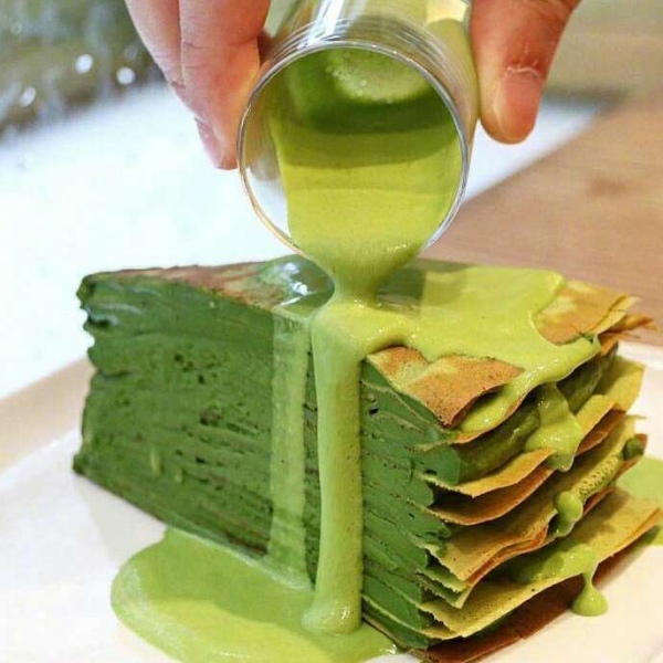 芯儿   绿茶控背唯美景图