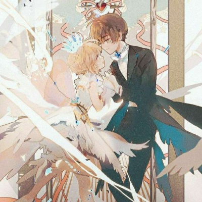 画师眠狼绘制的一-组魔卡少女樱库洛牌，画风美爆了