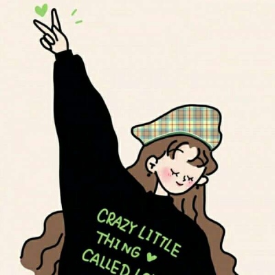 绿色清新少女头像 (≧ω≦)