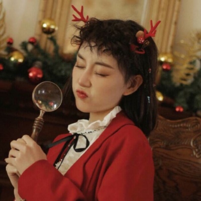 梦晚:圣诞闺蜜头/“把袜子翻过来里朝外挂起来整个世界都是你的礼物”⛄