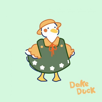 大可的新衣服们真好看/林芙/可爱卡通小鸭团头