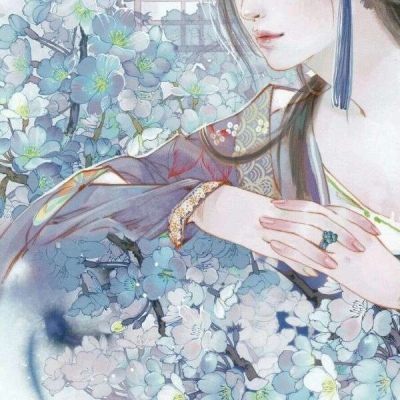 唐崎夜雨／手绘 古风女生头像