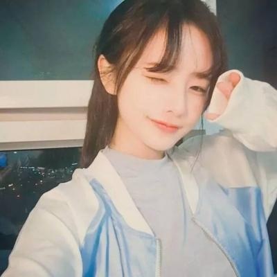 清酒|蓝色系女生真人头像「人生在世，不缺一个你」