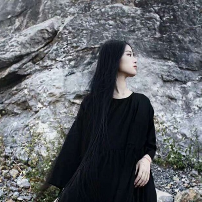 〈陈情〉意境高冷黑色古风女生头像 唯美意境万里赴泽芜，君子皎如珠。