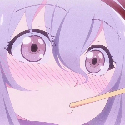 可爱动漫女头/粉系/“您要乖 早点睡 明天我还喜欢你。”
