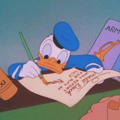 知言.唐老鸭可爱头像