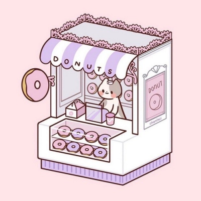 沐糖/可爱简约的猫咪小店 动漫画师By_chanteii