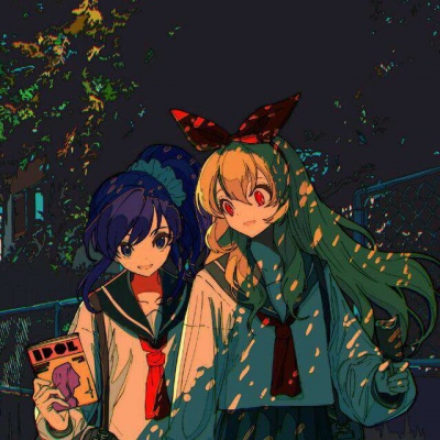 少女插画头像/不去担待，尽量担待；不怕孤独，努力沉淀。