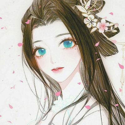 酒歌插画古风动漫女生头像