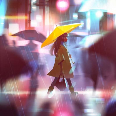 二次元/插画里的光?作者 Jenny Yu ​/故事别轻易说出口，留给懂得人听。