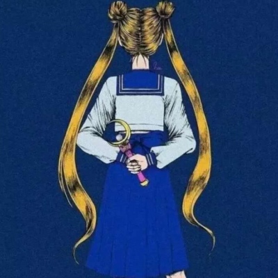 美少女背影头像