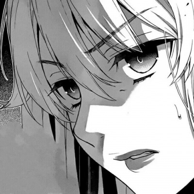 动漫，丧，黑白系女头，愿喜♡