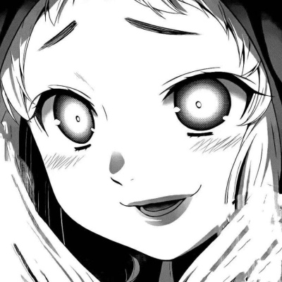 黑白风格漫画头像