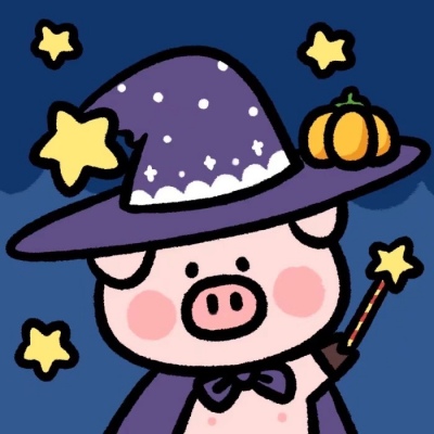 林一笑 超可爱的简笔画小动物九人万圣节团头