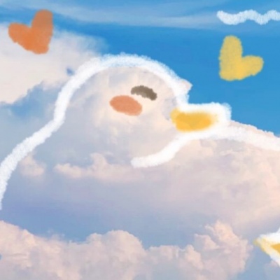 云朵鸭鸭手绘恩典/林芙/cr大可鸭duck