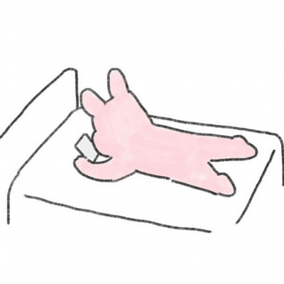 帝江:简笔画兔子系列手绘头像