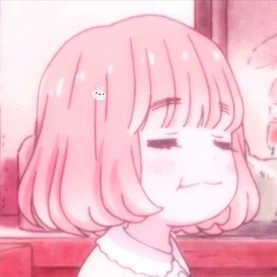 粉粉的动漫可爱女孩头像