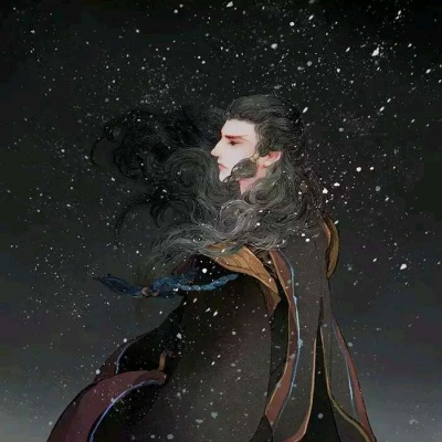 唐崎夜雨   古风男头